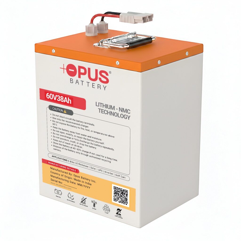 60V 38Ah Lithium Battery for Ampere Magnus