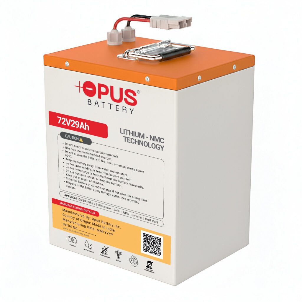 72V 29Ah Lithium Battery for Okinawa Praise Pro – Standard