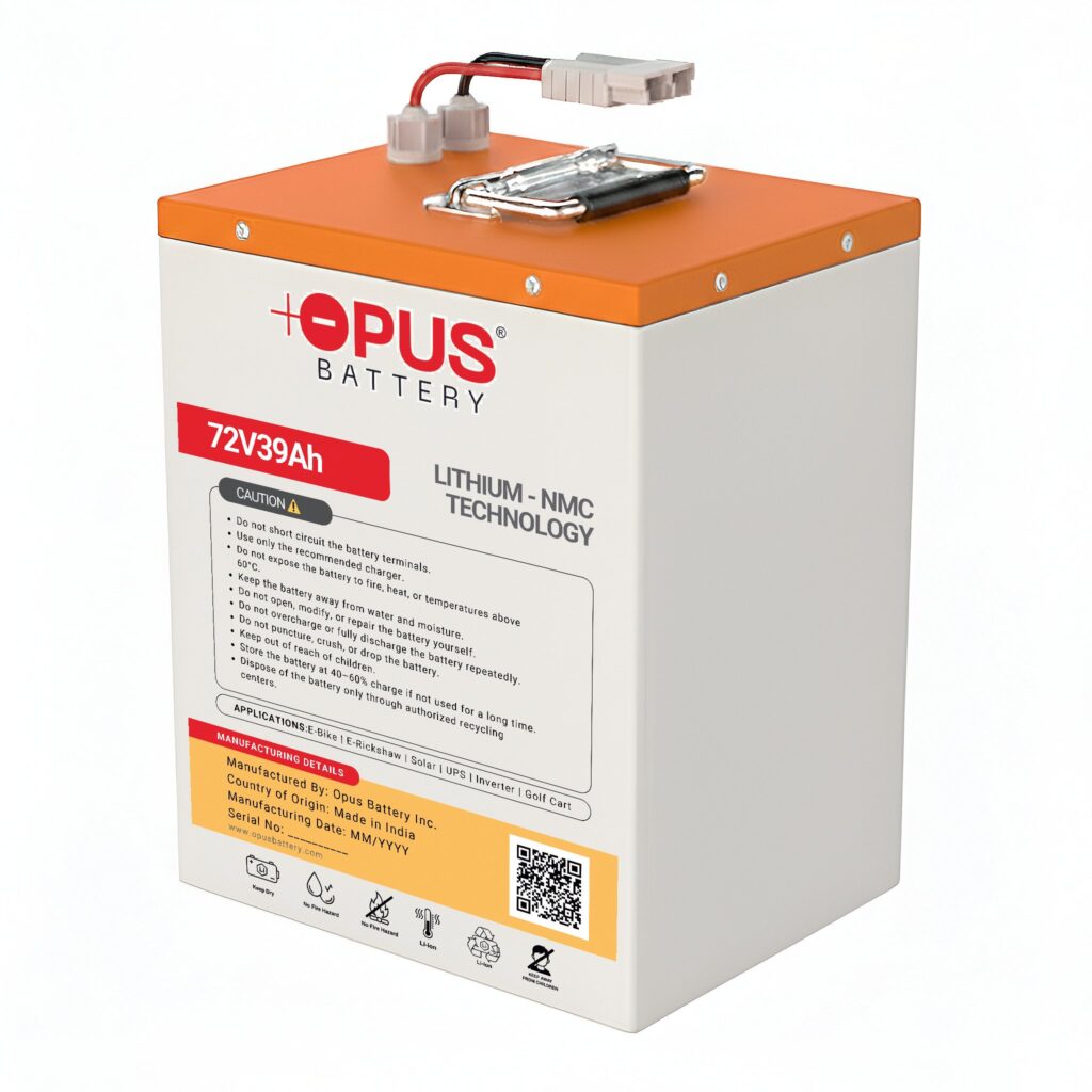 72V 39Ah Lithium Battery for Okinawa Praise Pro – Long Range